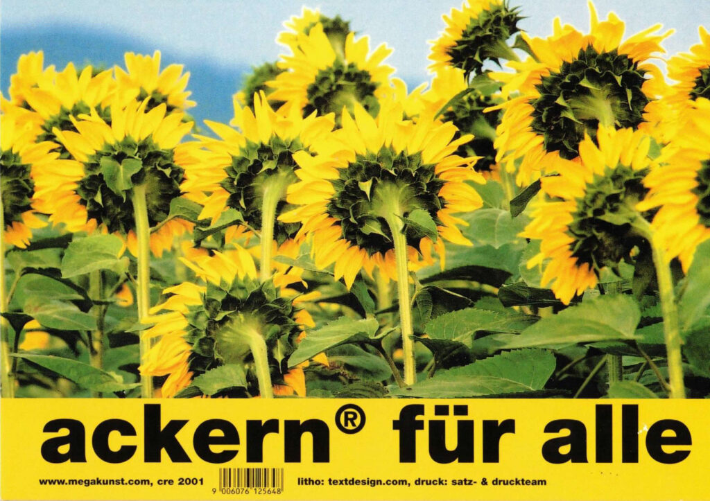 ackern für alle - Postkarte (2001)