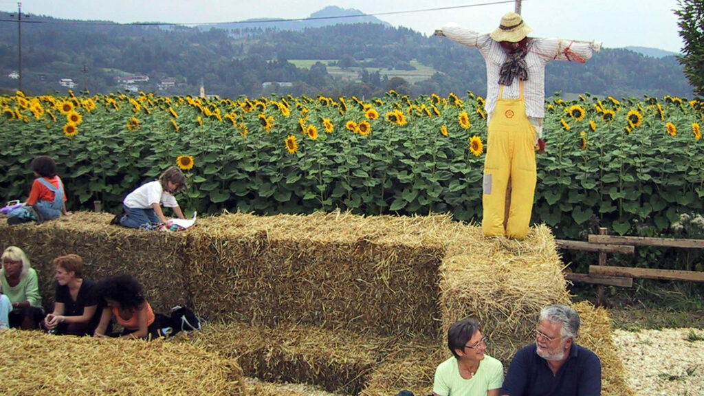 ackern - Vogelscheuche und Sonnenblumen (2000)