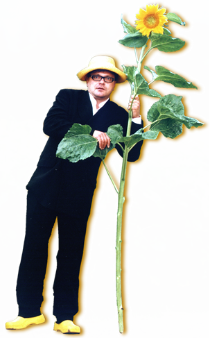 reinhard eberhart mit sonnenblume