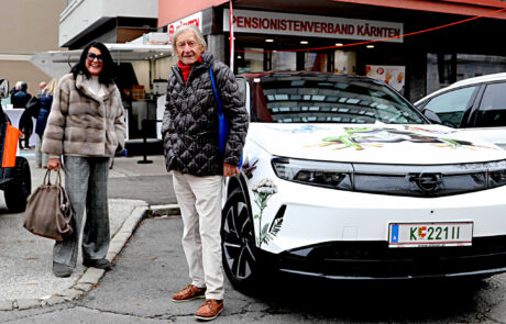 Journalist, Moderator und Buchautor Walter Rublaender mit seiner bezaubernden Brigitte