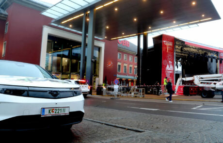 Eröffnungsfeier Koralmbahn HBF KLU Aufbau