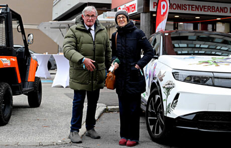 Seppi Loibnegger mit seiner bezaubernden Chefin