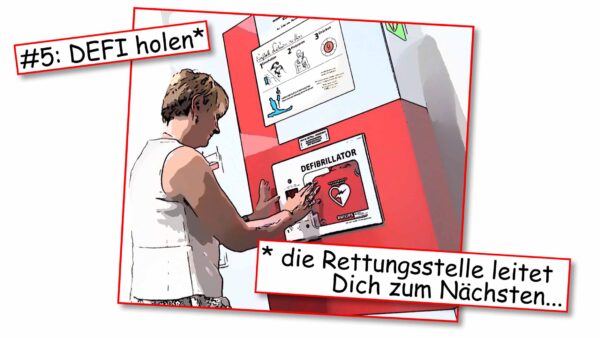 Herz-Druck-Massage: Atemwege freimachen