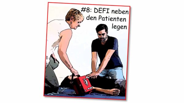 Herz-Druck-Massage: DEFI trifft ein