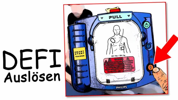 Herz-Druck-Massage: DEFI auslösen