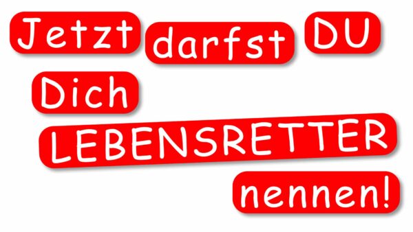 Herz-Druck-Massage Du bist jetzt ein Lebensretter