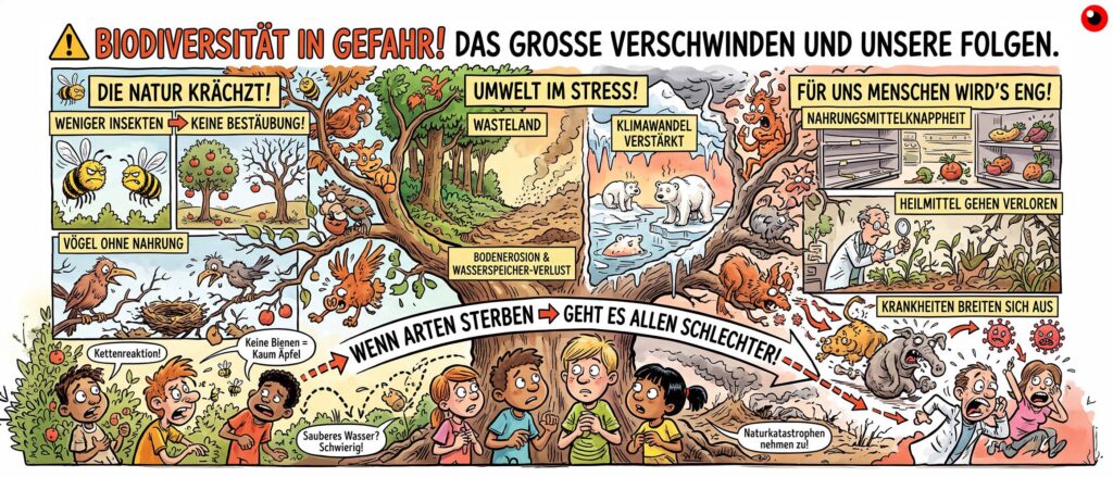 Biodiversität in Gefahr - erklärt for Kids