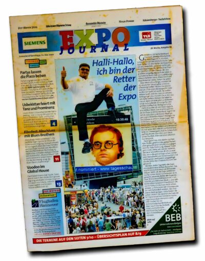 EXPO Journal - Der EXPO-Retter Reinhard Eberhart - 2000-09-09 S1