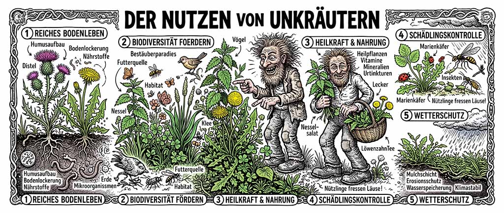 Naturkräuter - Der Nutzen von Unkräutern