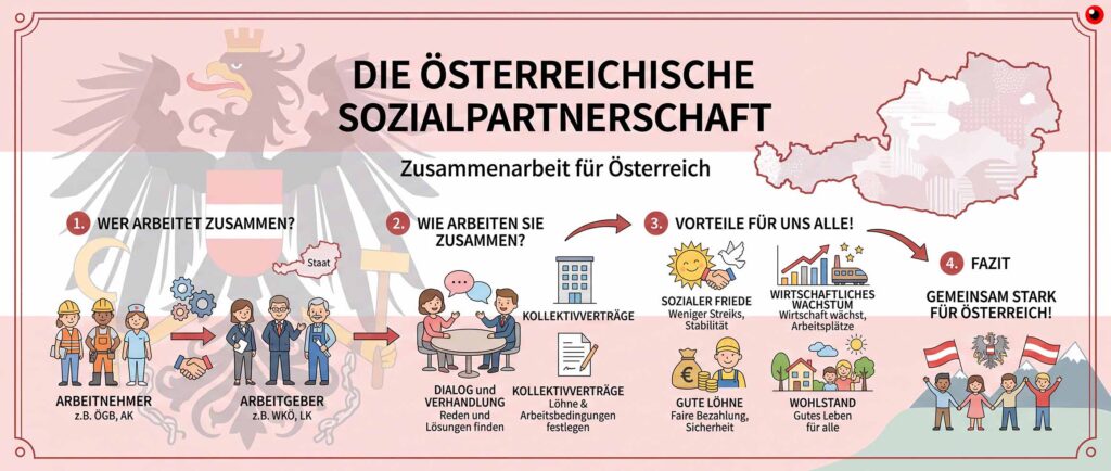 Das österreichische System der Sozialpartnerschaft 4 Kids