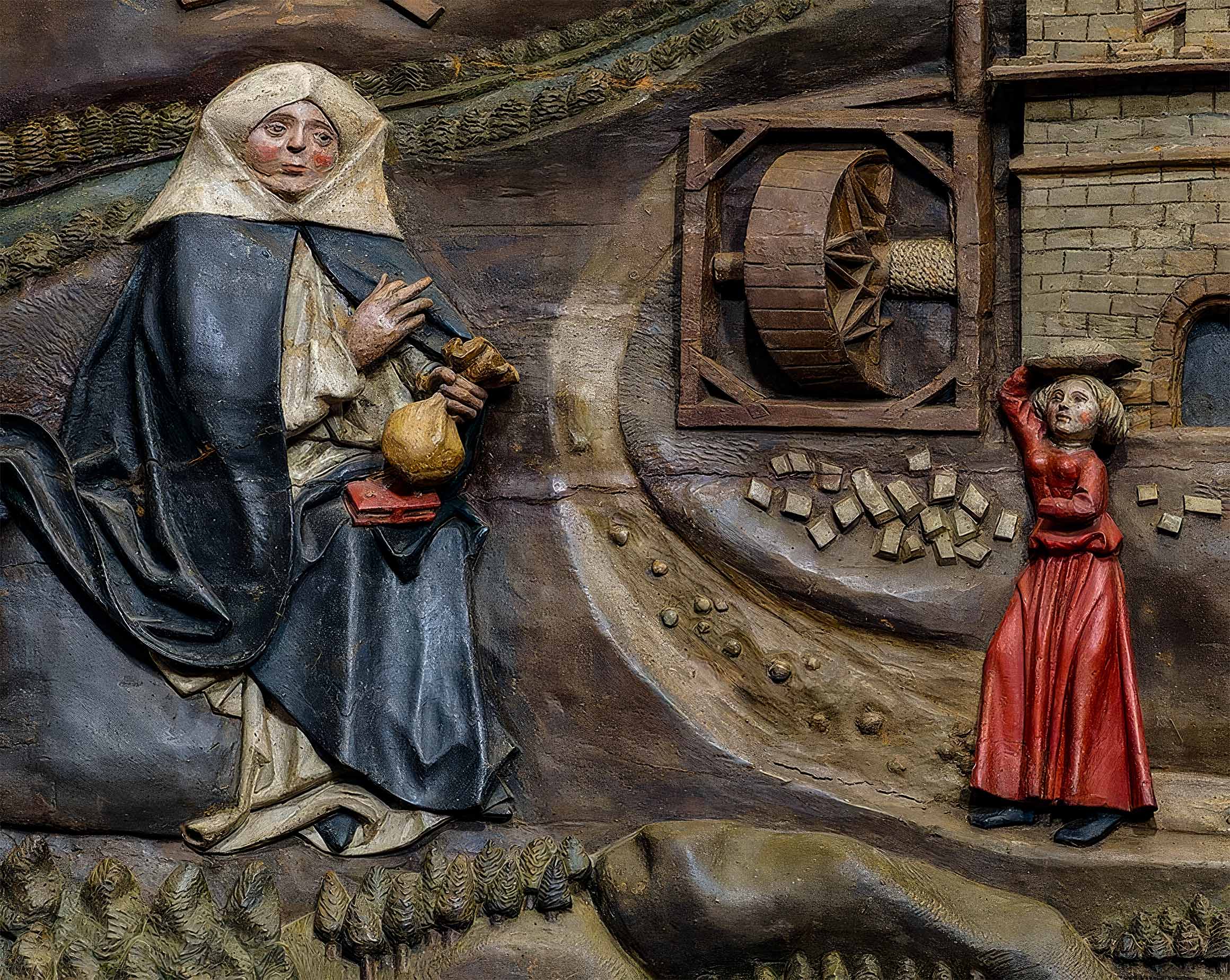 Dom zu Gurk – Detail der dritten Hemma Tafel – Pedagrafie