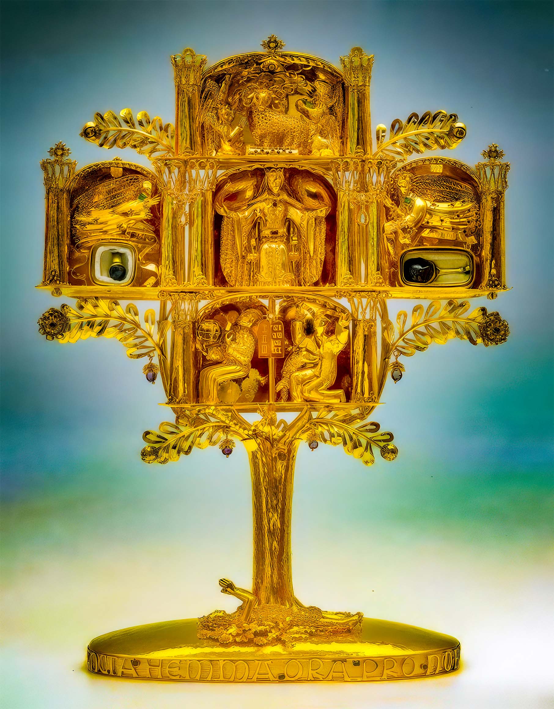 Dom zu Gurk – Reliquiar der Heiligen Hemma – Pedagrafie